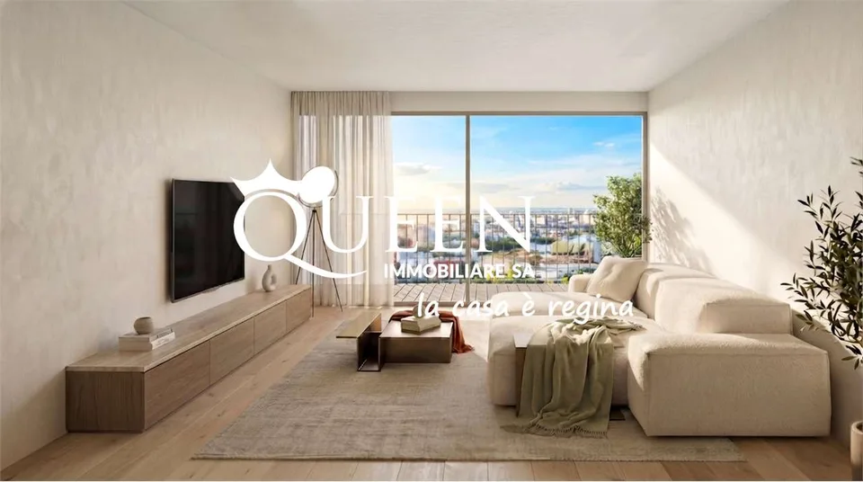 Vacallo: helles 3.5-Zimmer-Apartment mit Terrasse