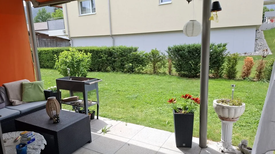 Helle 4-Zimmer-Wohnung im Erdgeschoss in Matzendorf – rollstuhlgängig & tierfreundlich