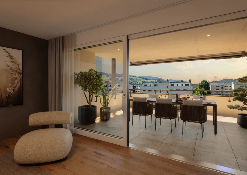 Annonce - Lancement des ventes prochainement Appartement en attique - www.altura-buetschwil.ch
