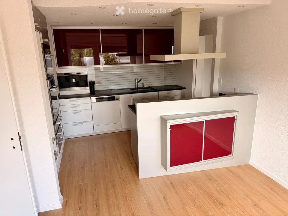 Posizione soleggiata con vista sul Reno: casa a schiera di 5,5 locali in una zona tranquilla a Sciaffusa