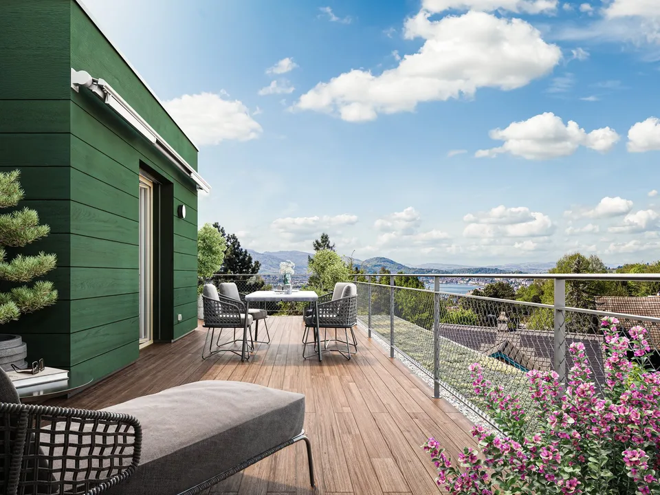Top of Panorama Eggen - Attika-Wohnung mit zwei Terrassen