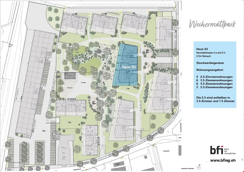 3.5-Zimmer-Attikawohnung mit grosser Terrasse im «Weihermattpark»
