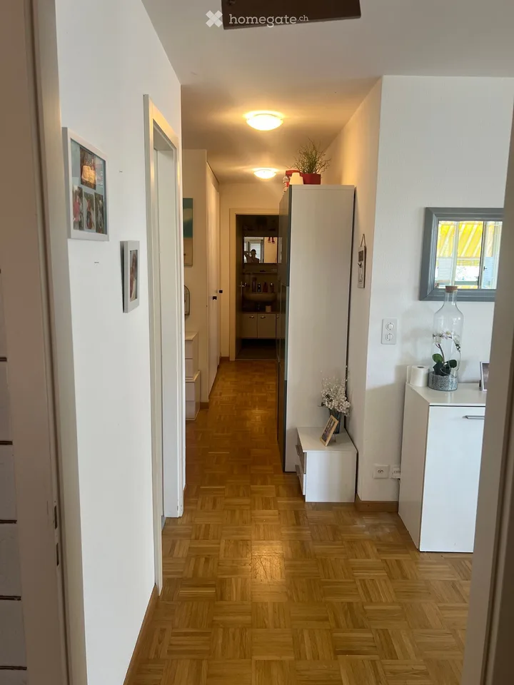 Ampio appartamento di 2,5 locali arredato con balcone a Clarens