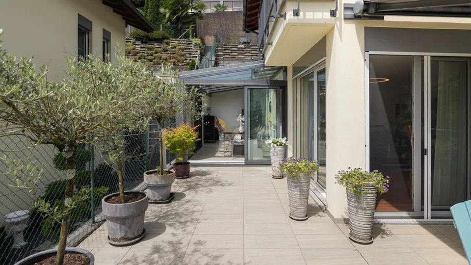 Affascinante casa di 5.5 locali con terrazza da sogno a Caslano