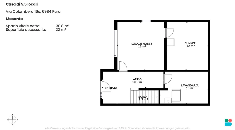 Faszinierendes 5.5-Zimmer-Haus mit Traumterrasse in Caslano – Foto 10 von 13