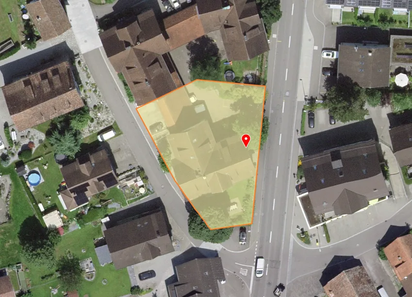 Appartement 3 pièces en mansarde dans un quartier calme de Zihlschlacht