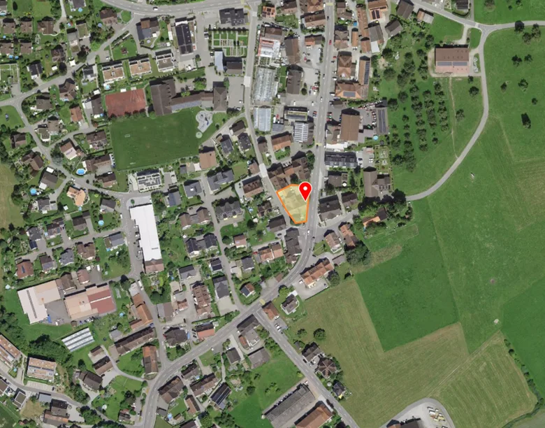 Appartement 3 pièces en mansarde dans un quartier calme de Zihlschlacht