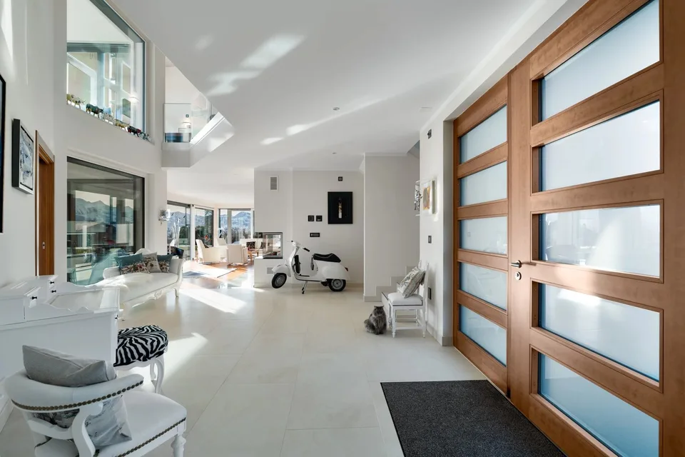 Residenza prestigiosa con vista panoramica aperta sulla regione di Gruyère