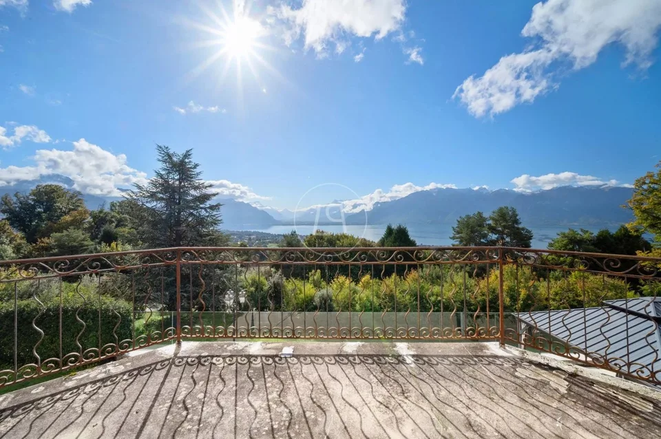Domaine d'exception en surplomb de la Riviera, vue imprenable sur le Lac Léman
