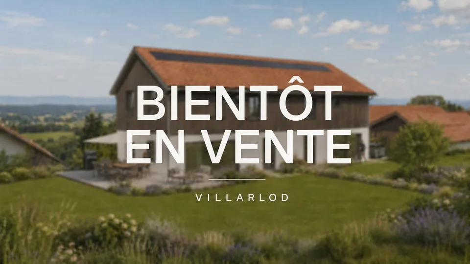 À Villarlod, votre future maison se dévoile bientôt