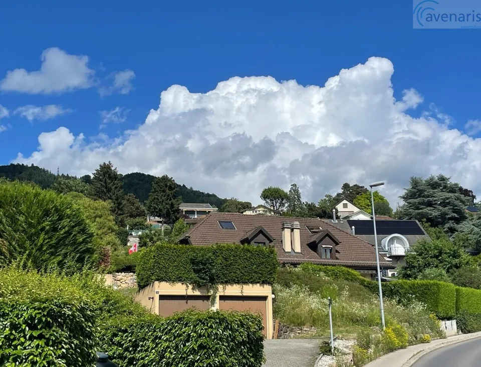 Doppelhaus mit exklusivem Blick auf den Genfersee und die Berge