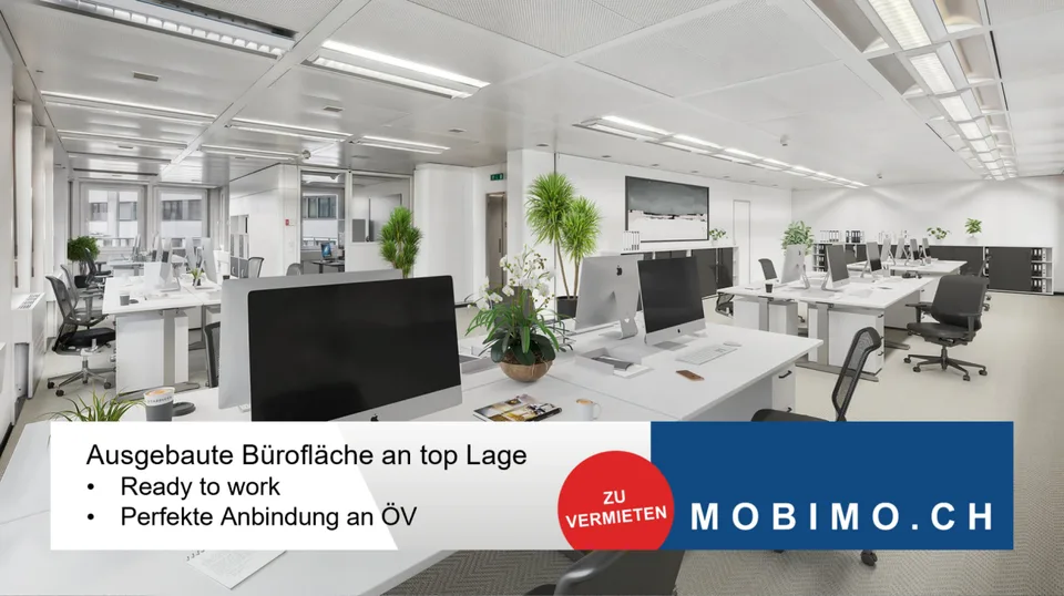 Arbeiten über den Dächern von St. Gallen: 231 m² Büro mit Terrasse