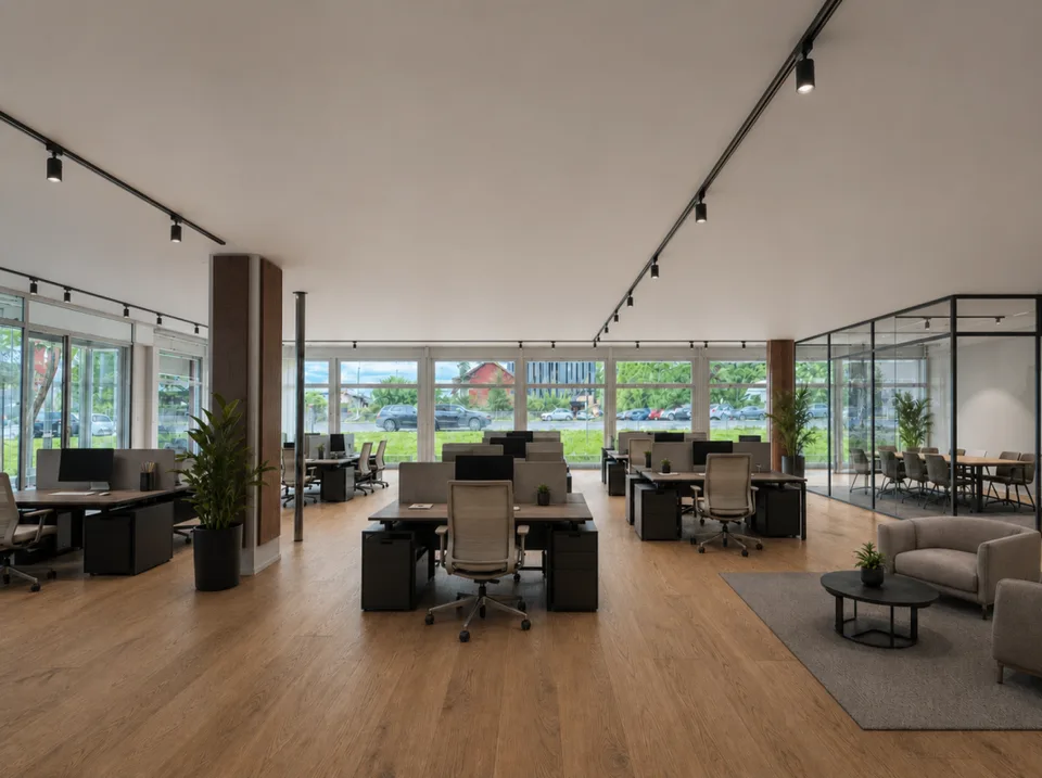 Espace de vente ou showroom, bureau et entrepôt sous un même toit - espaces commerciaux polyvalents à Zug