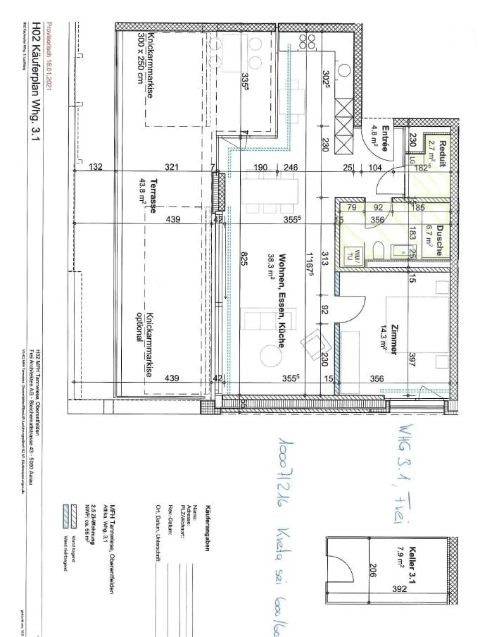 Exclusive 2.5-room attic apartment "Tannwiese" / First rental