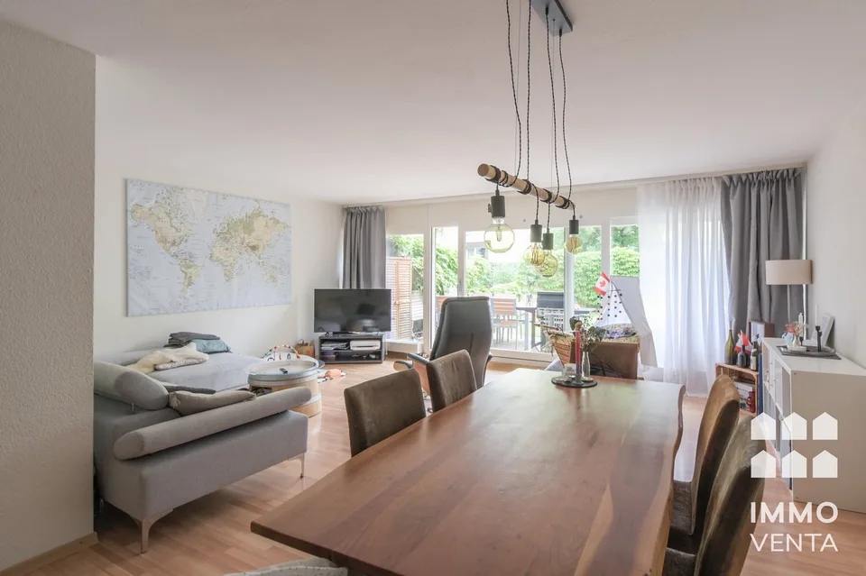 Duplex 3½ locali in zona verde con ampia terrazza e posto giardino