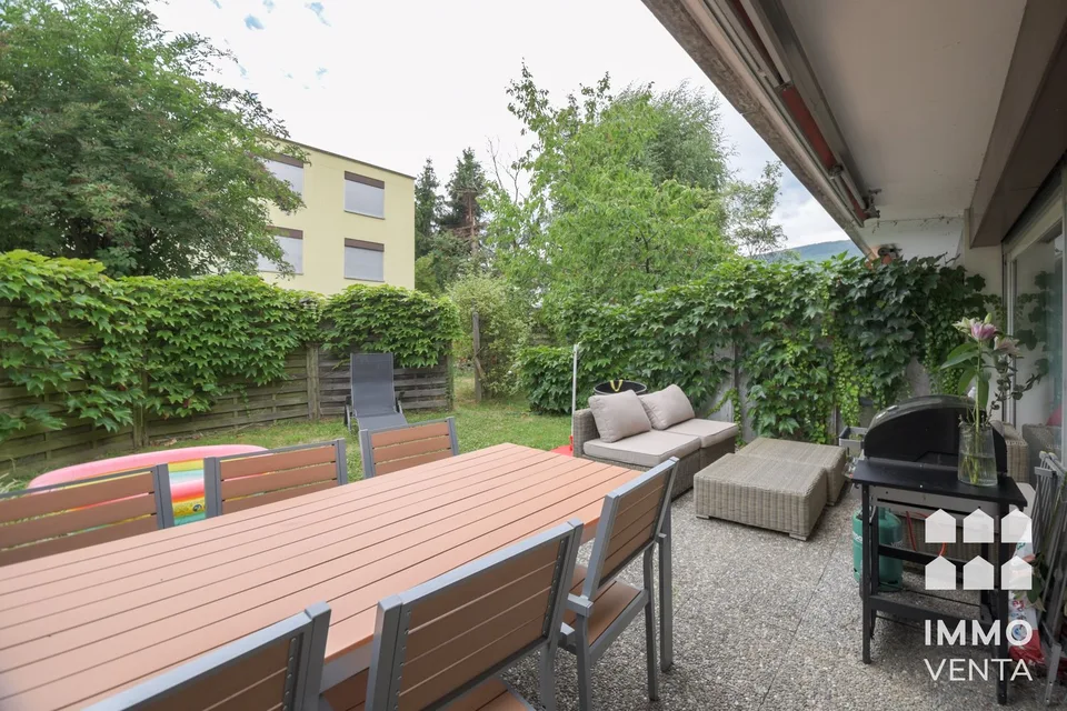 Duplex 3½ WHG im Grünen mit grosser Terrasse un Gartensitzplatz