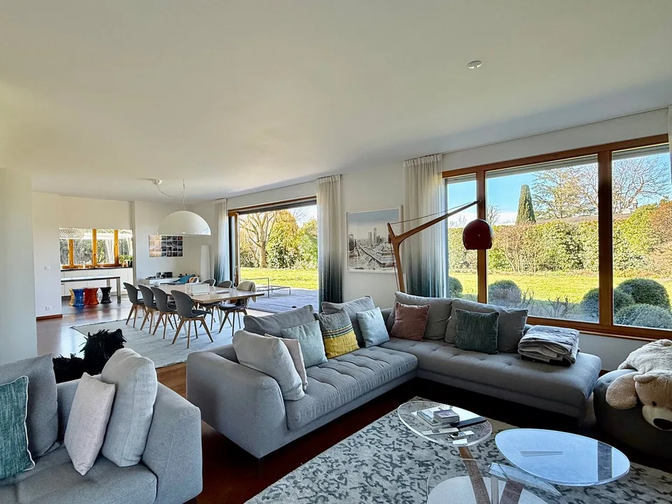 Magnifica villa di 550 m² a Corsier, Eleganza, confort e serenità, grande piscina, parco di 2400 m2