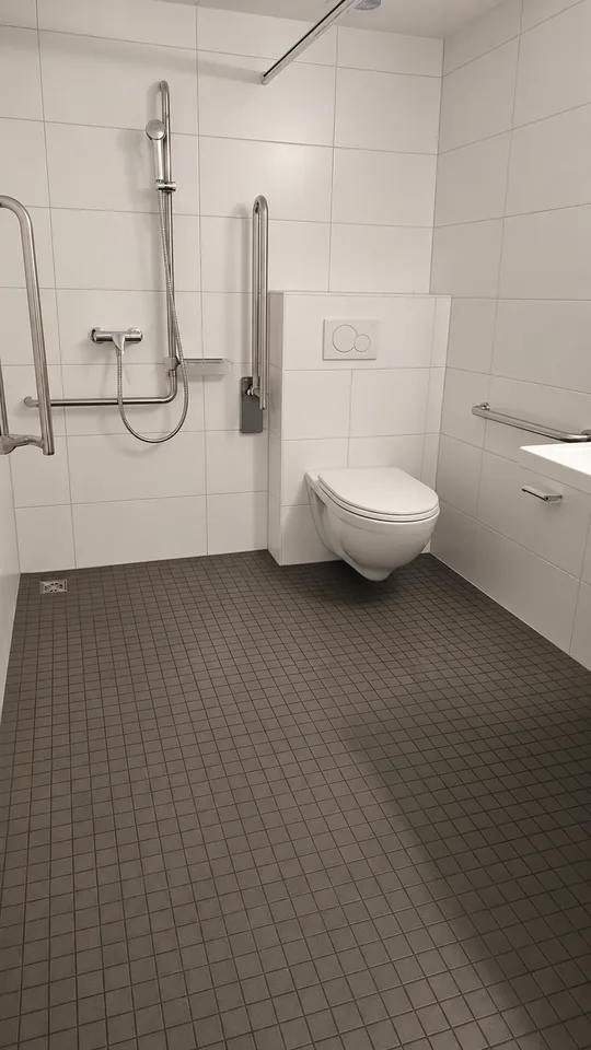 Appartamento 2 camere accessibile in sedia a rotelle – vita senza barriere con comfort