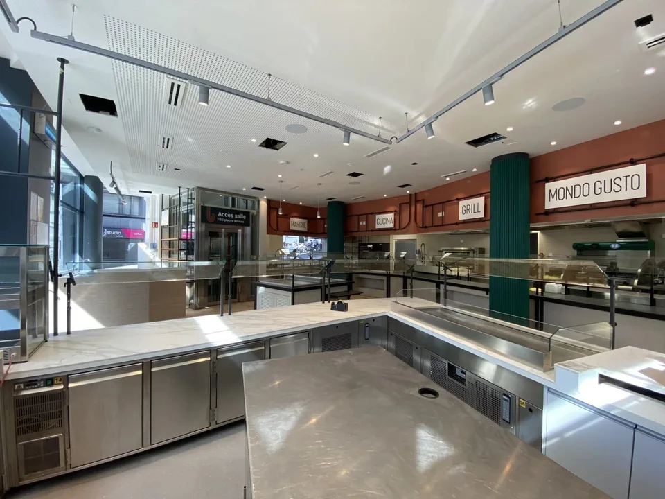 Restaurant ausgestattet im Zentrum von Genf