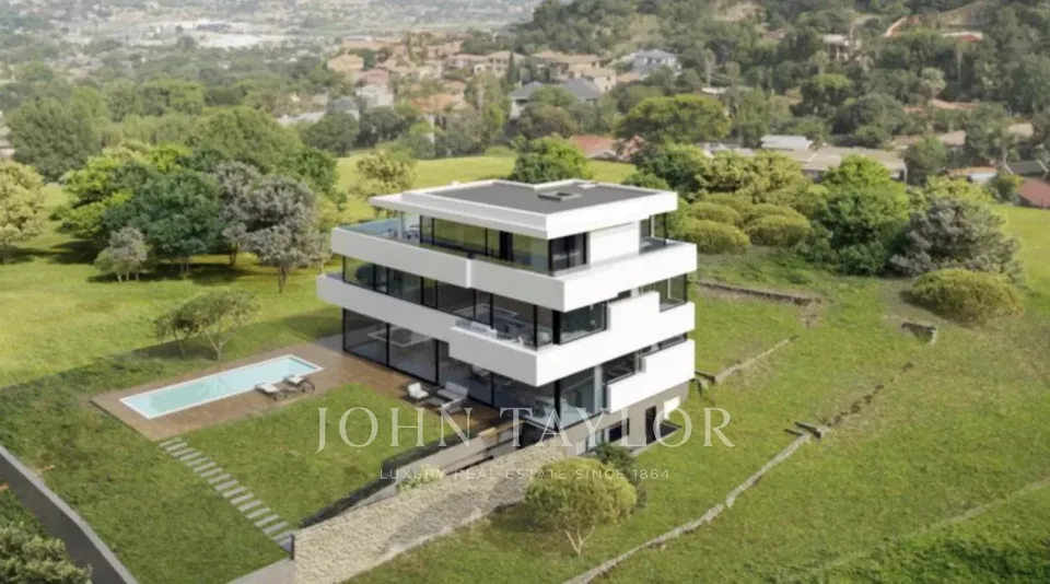 Proprietà contemporanea ultra-lussuosa in costruzione