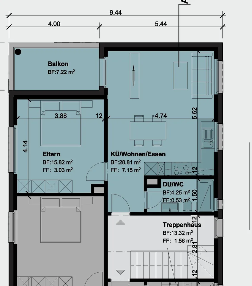 Charmante 2.5-Zimmerwohnung mit Balkon