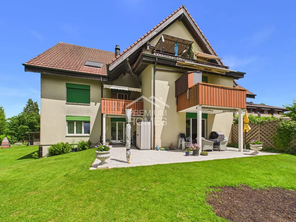 Gemütliches Zuhause mit Blick ins Grüne