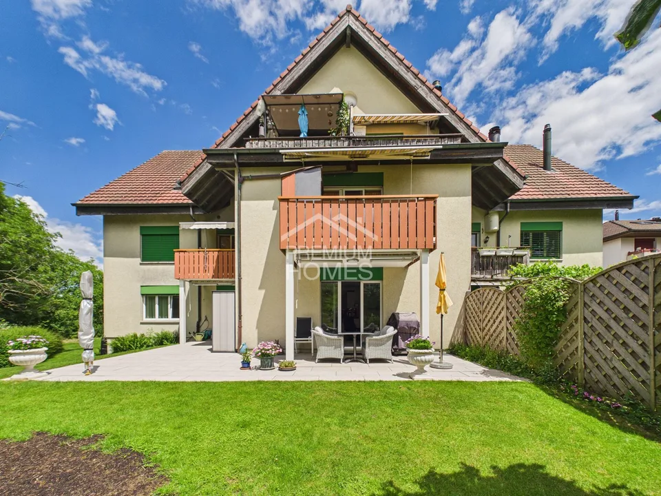 Gemütliches Zuhause mit Blick ins Grüne