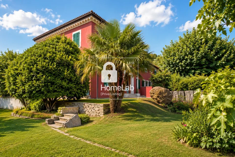 PRESTIGIOSA TENUTA DI CHARME CON PARCO, MAISONETTE OSPITI E POTENZIALE DI SVILUPPO A BREGANZONA