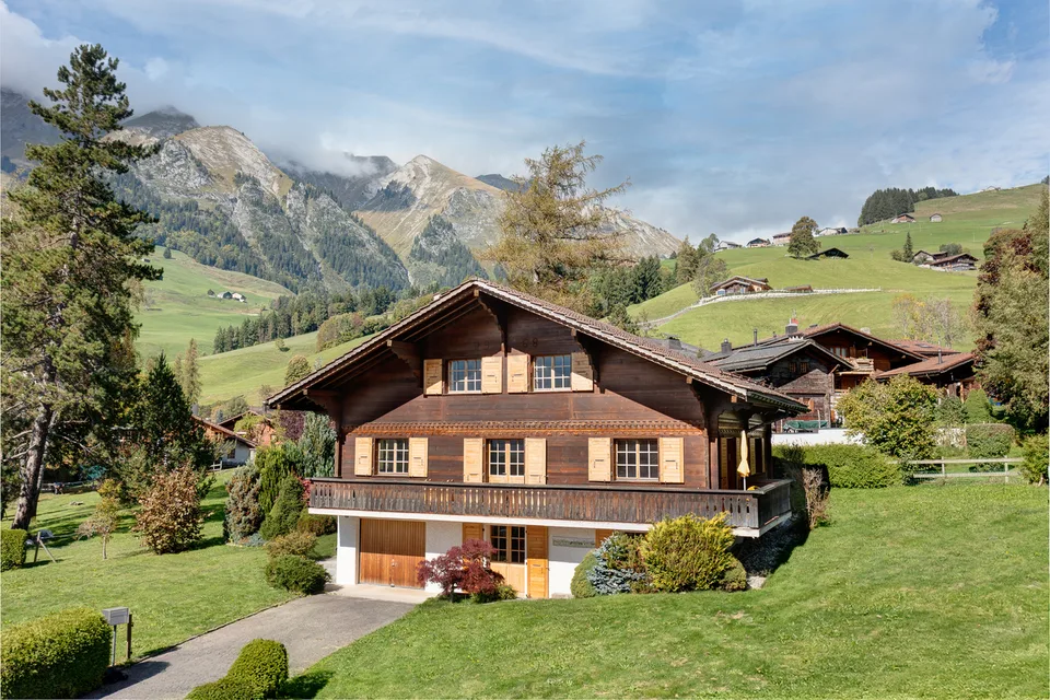 Château-d'Oex - Chalet charmant avec grand jardin