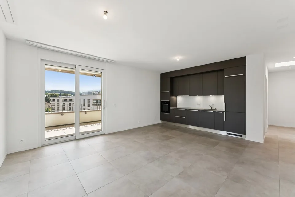 Helles Apartment im letzten Stock