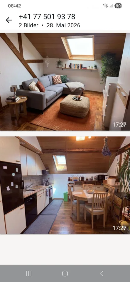 3 Zimmer Dachwohnung