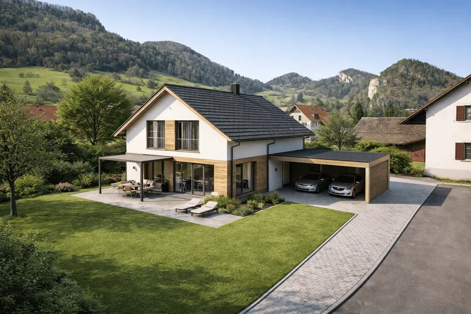 Ampia parcelle di terreno edificabile in una posizione tranquilla – 831 m² a Erschwil