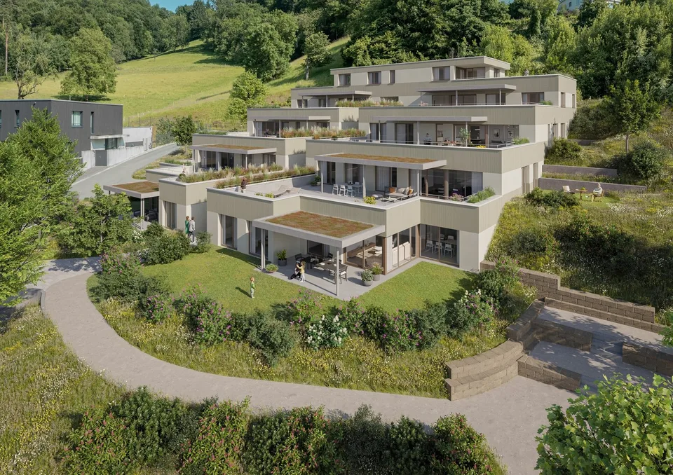 Wohnen mit Weitblick  Terrassiert, Hochwertig, Individuell