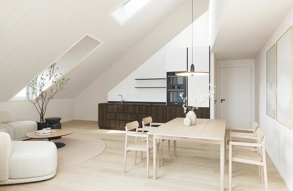 Grosse Dachgeschoßlofts im Herzen von Moiry