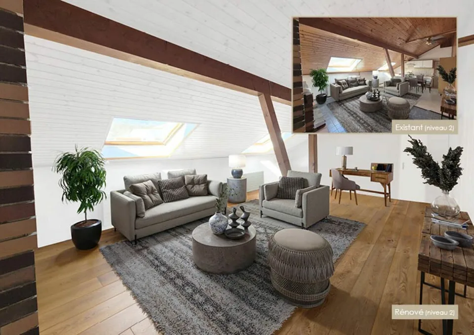 Appartement de 6.5 pièces en duplex au coeur de Moiry