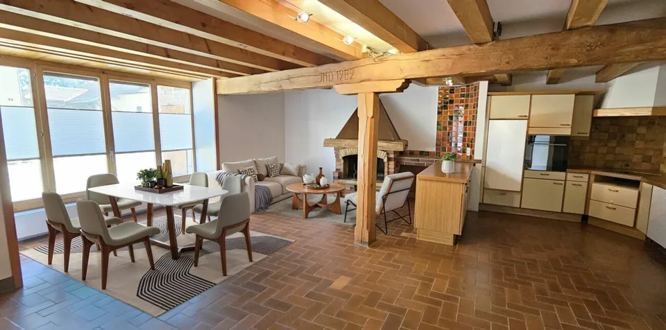 Duplex-Wohnung mit 3.5 Zimmern im Herzen von Moiry