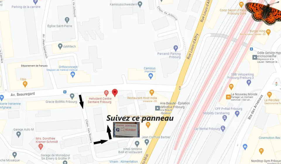 FRIBOURG - Place de parc voiture intérieure