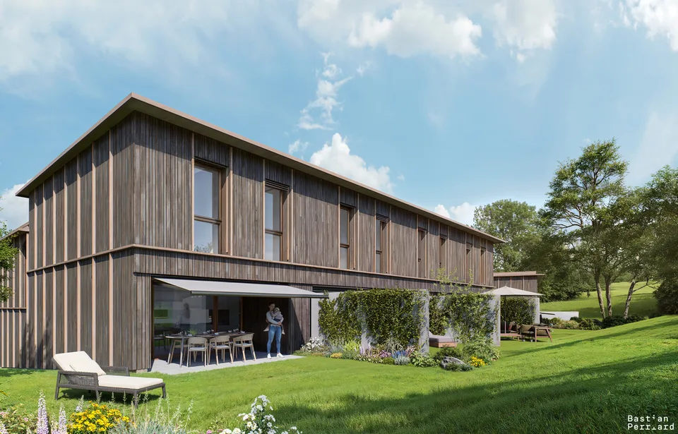 4 villas mitoyennes de 5 pièces