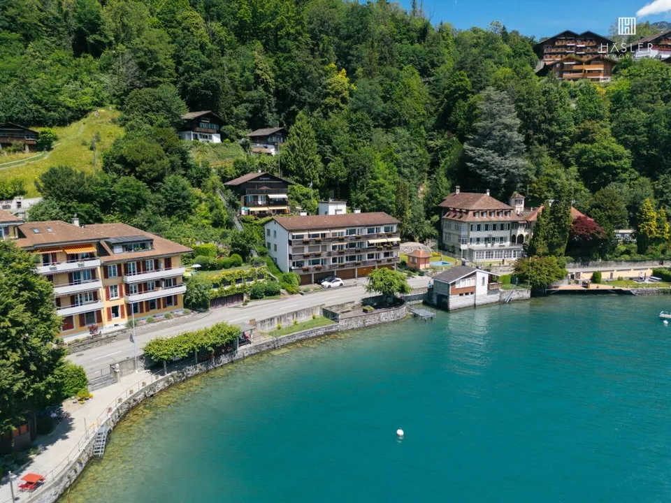3½-Zimmer-Ferienwohnung am Ufer des Thunersees mit Badeplatz