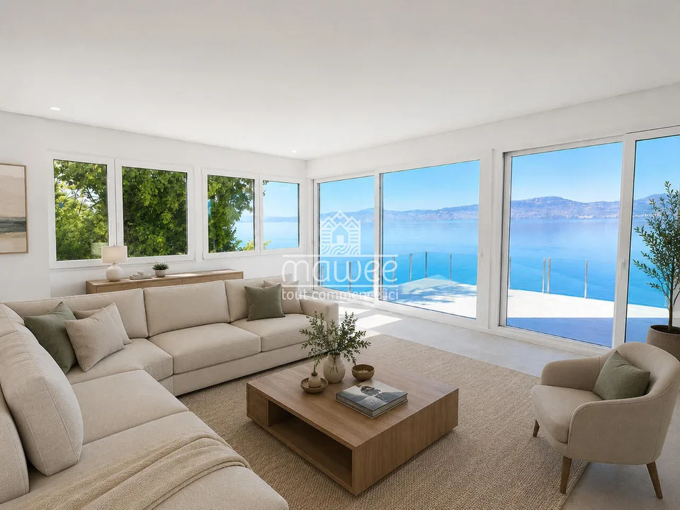 Neue Wohnung mit privatem Zugang zum See und 90 m² Terrasse