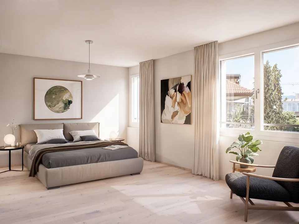 Appartamento in mansarda di 3,5 locali in una zona tranquilla a Oerlikon