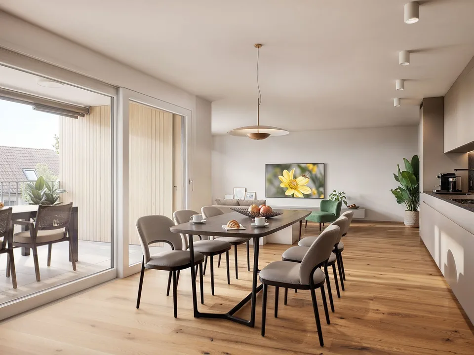 Appartamento in mansarda di 3,5 locali in una zona tranquilla a Oerlikon