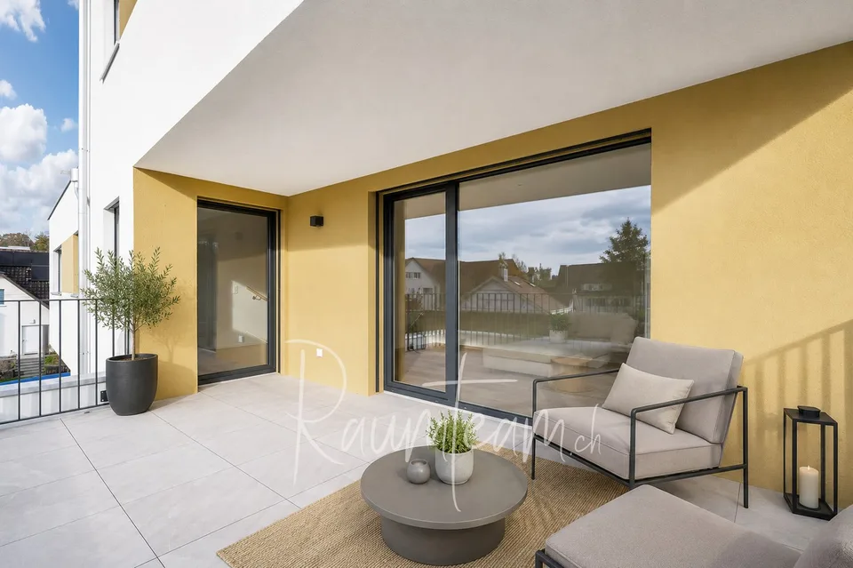 Modern Wohnen mit Säntisblick und zwei Terrassen