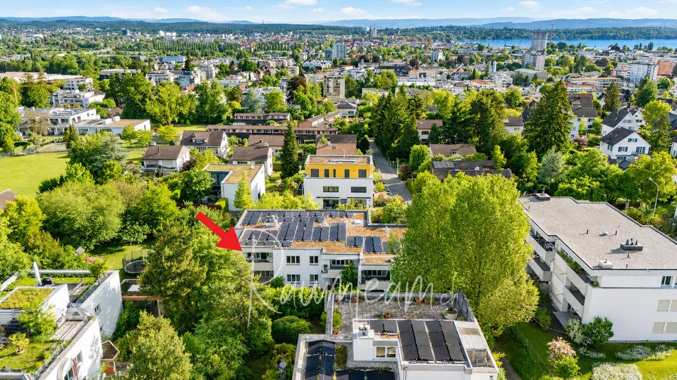 Helle 4.5 Zimmer-Wohnung mit Gartenblick