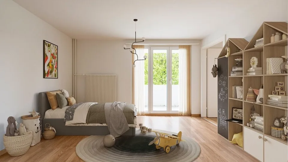 LICHTDURCHFLUTETE 3 ZIMMER-WOHNUNG AN GUTER LAGE