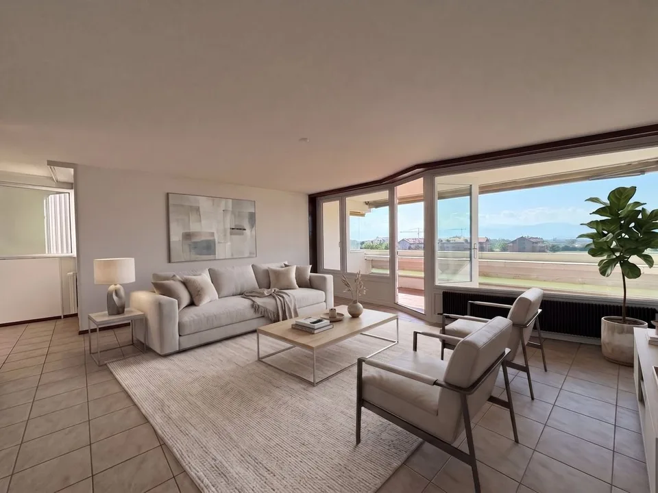Appartamento in vendita a Gland - 3,5 locali, 95 m², balcone e tranquillità