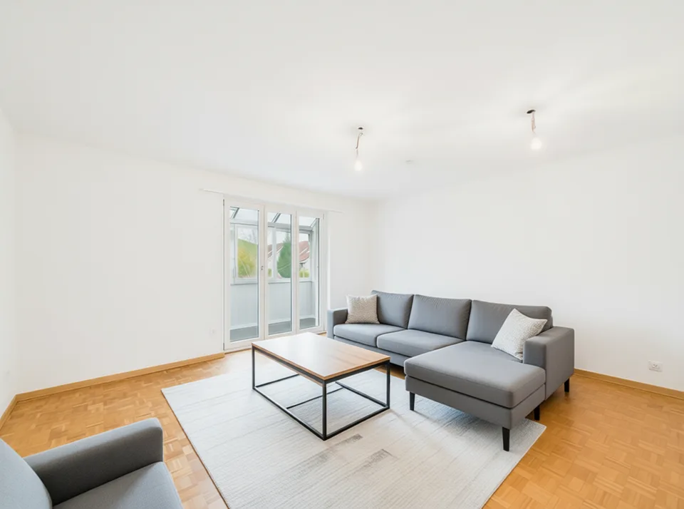Charmante appartement de 3,5 pièces avec un jardin d'hiver ensoleillé