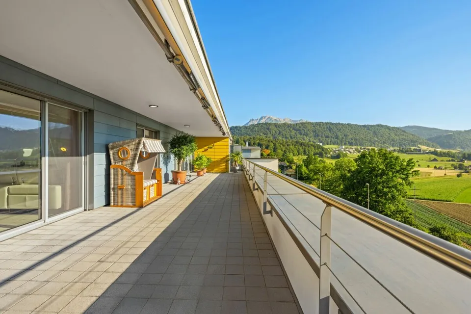 Penthouse mit Traumpanorama - zentral mit unverbaubarer Weitsicht