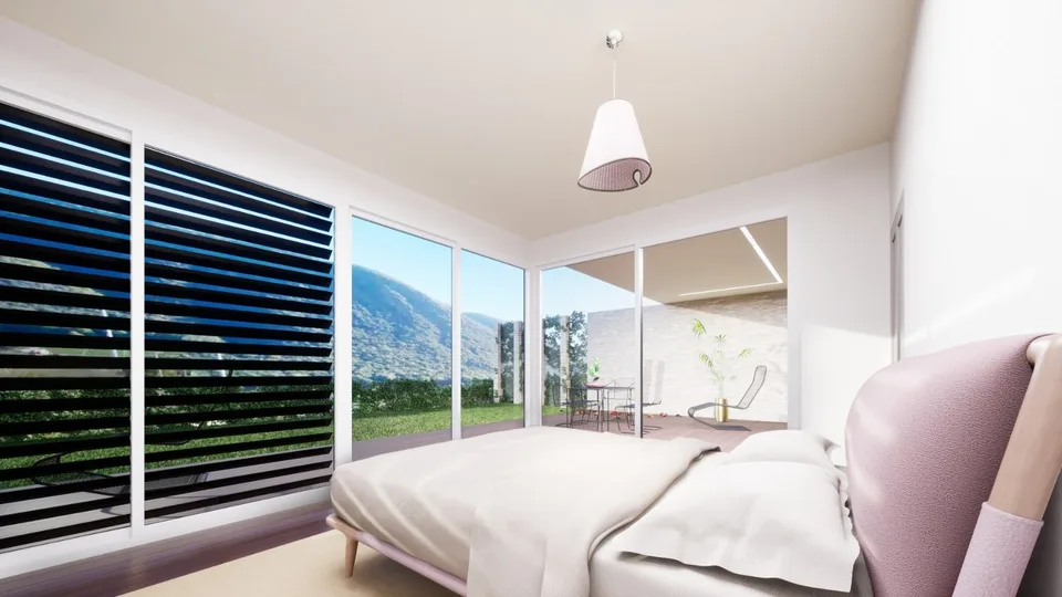 Modernes Design-Apartment mit 3,5 Zimmern und Panoramablick in Rivera