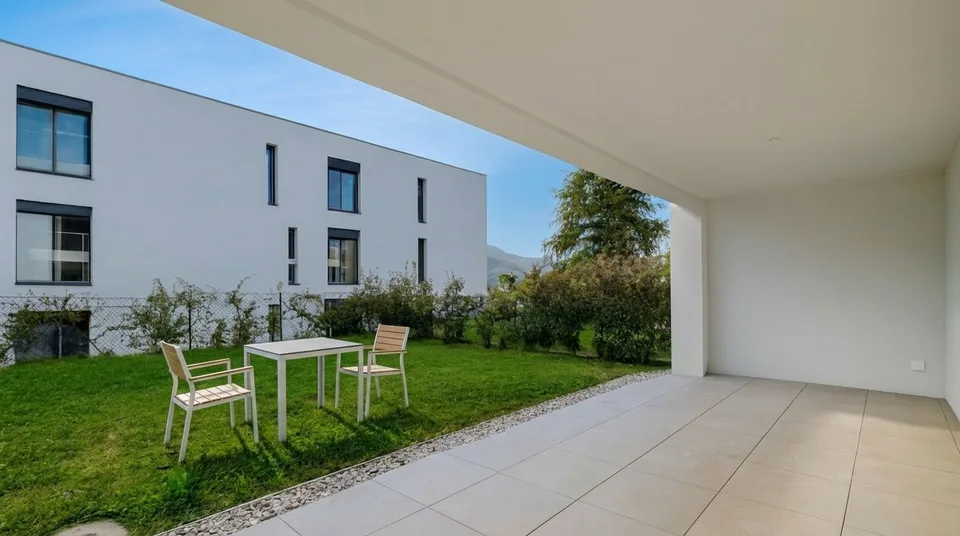 Monteggio | 2,5-Zi-Objekt mit bereits vermieteter Rendite | Modern mit privatem Garten